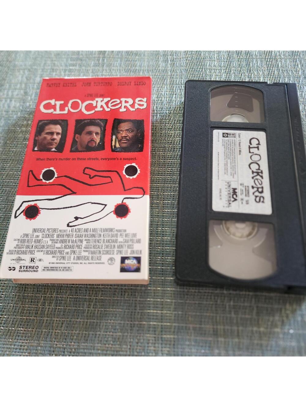 Clockers VHS (1995) Tested Excellent Condition MCA Universal Home Video